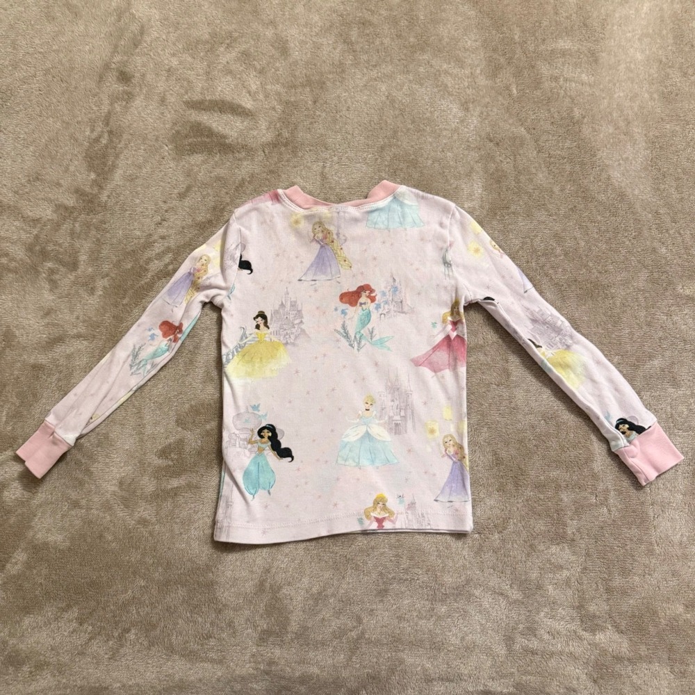 Pottery Barn Kids Disney Princess Mary Blair Pajama Set Pink Size 4 - Picture 3 of 9